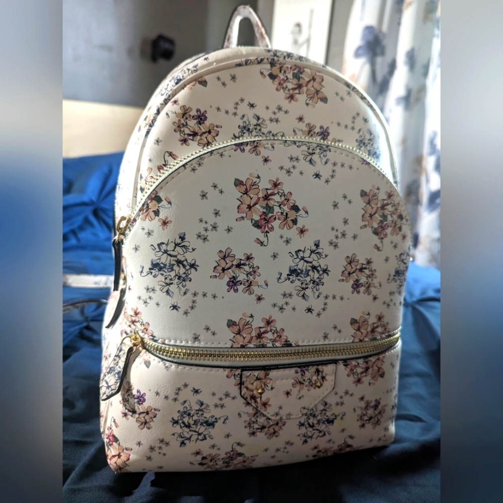 PU leather mini backpack